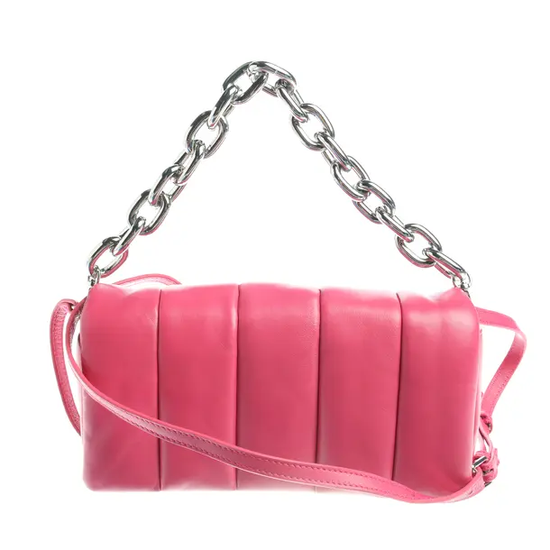 Shoulder Bag in Pink, Leather, Stand Studio