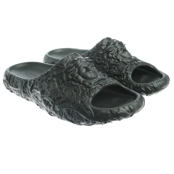 Slides, in Schwarz, Versace