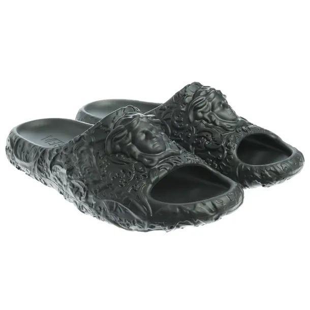 Slides, in Schwarz, Versace