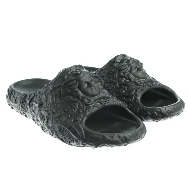 Slides in Black, , Versace