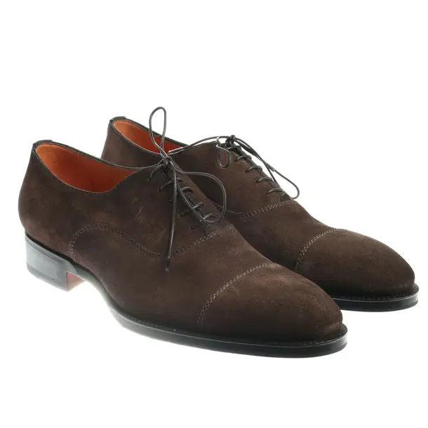 Lace Up Shoes in Brown, , Santoni
