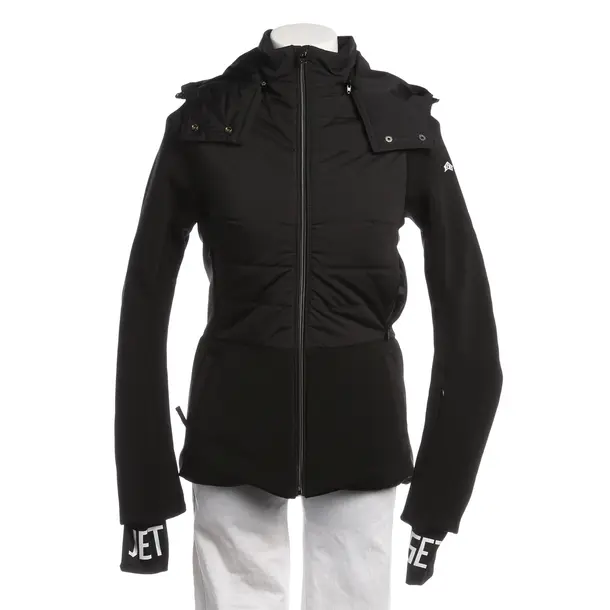 Übergangsjacke in Schwarz, Polyamid, Jet Set