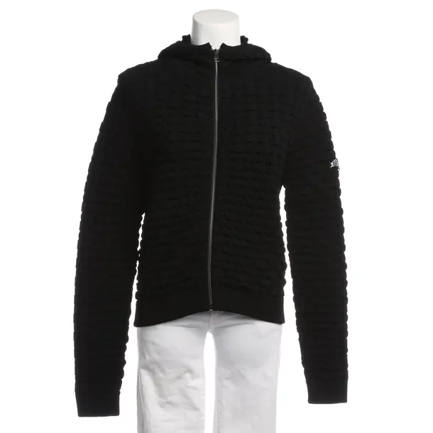 Sweatjacke in Schwarz, Viskose, Jet Set