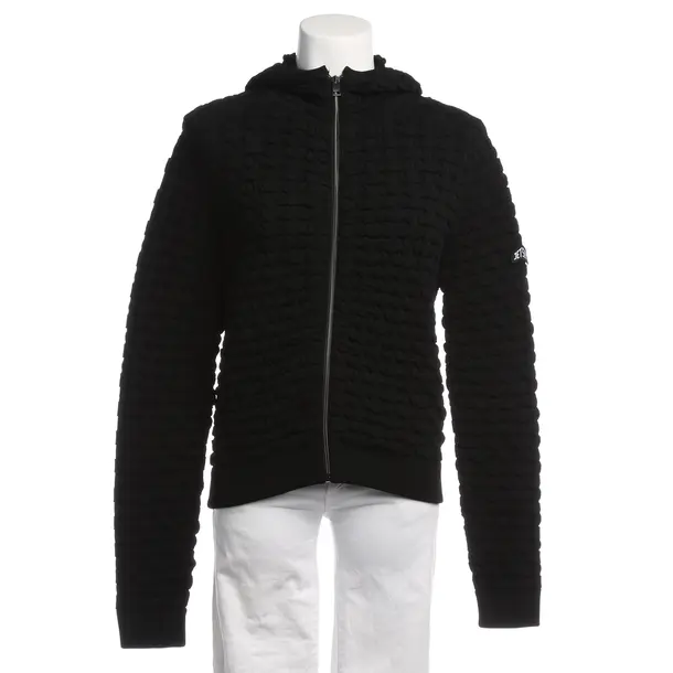 Sweatjacke in Schwarz, Viskose, Jet Set