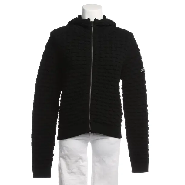 Sweatjacke in Schwarz, Viskose, Jet Set