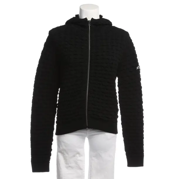 Sweatjacke in Schwarz, Viskose, Jet Set
