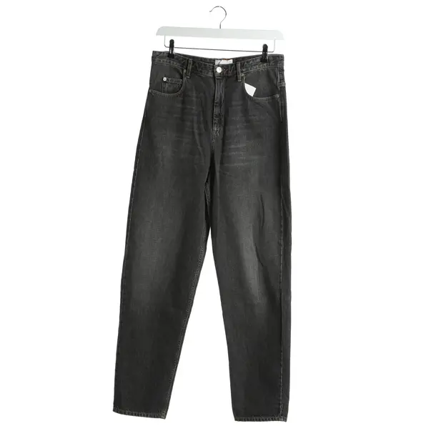 Straight Fit Jeans in Gray, Cotton, Isabel Marant Étoile