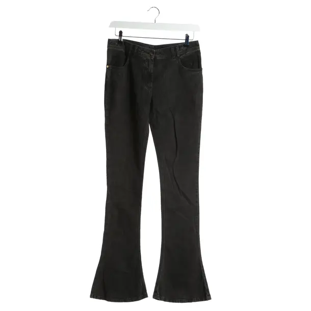 Jeans Flared in Grau, Baumwolle, Balmain