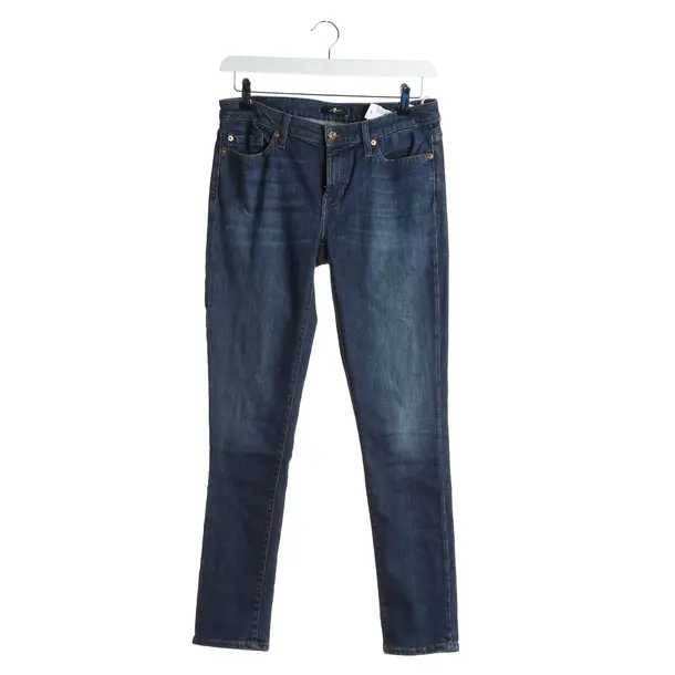 Skinny Jeans in Blue, Cotton, 7 for all mankind
