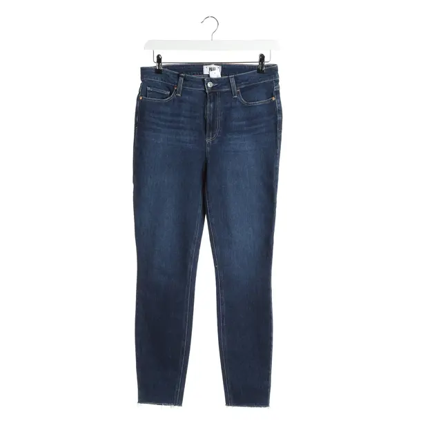 Straight Fit Jeans in Blue, Cotton, Paige