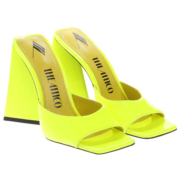 Heeled Sandals in Neon, , The Attico