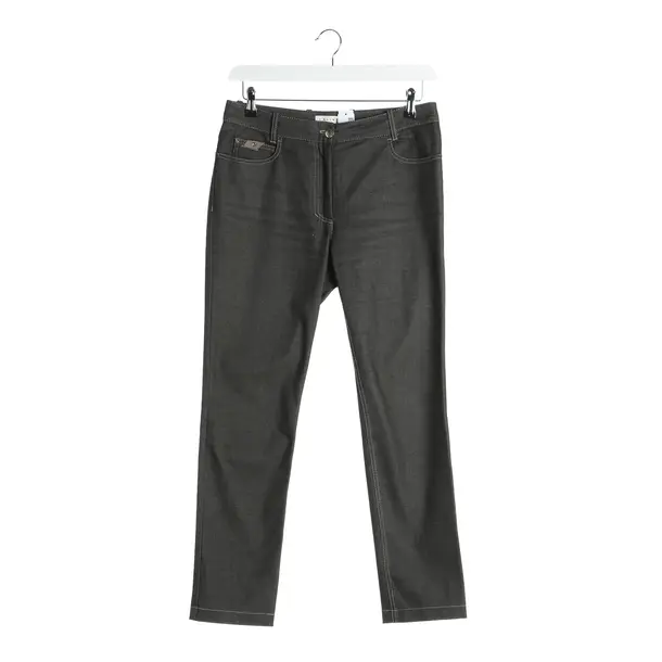 Jeans Straight Fit in Grau, Baumwolle, Céline