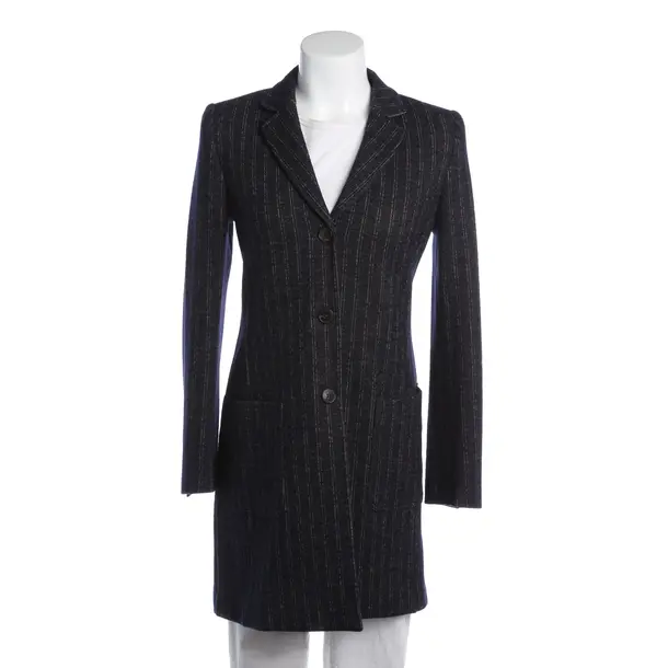 Mid-Season Coat in Blue, Cotton, NVSCO