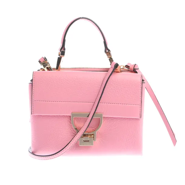 Schultertasche in Rosa, Leder, Coccinelle