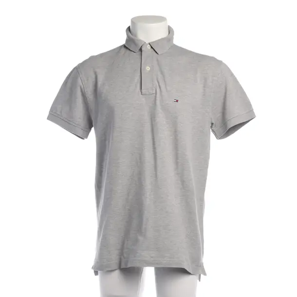 Poloshirt in Grau, Baumwolle, Tommy Hilfiger