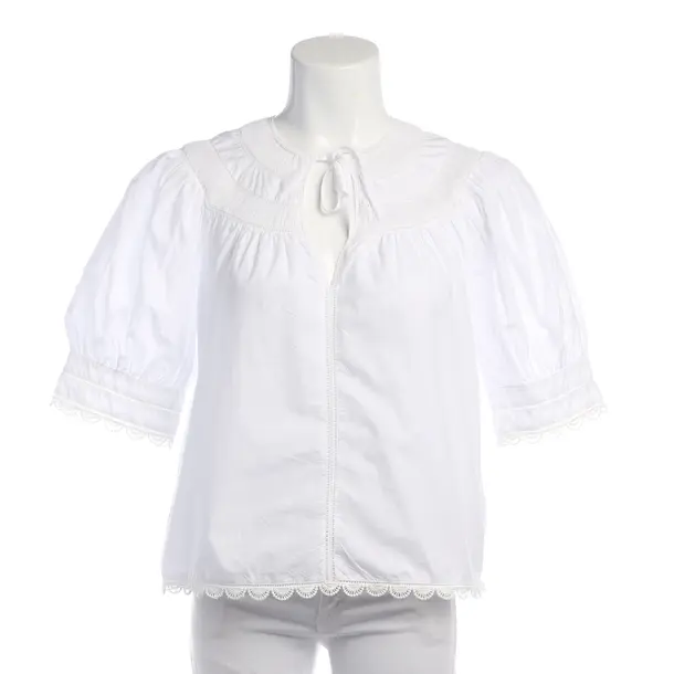 Bluse in Weiß, Baumwolle, Ulla Johnson