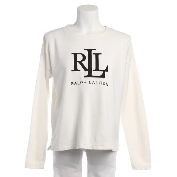 Sweatshirt in Weiß, Baumwolle, Lauren Ralph Lauren
