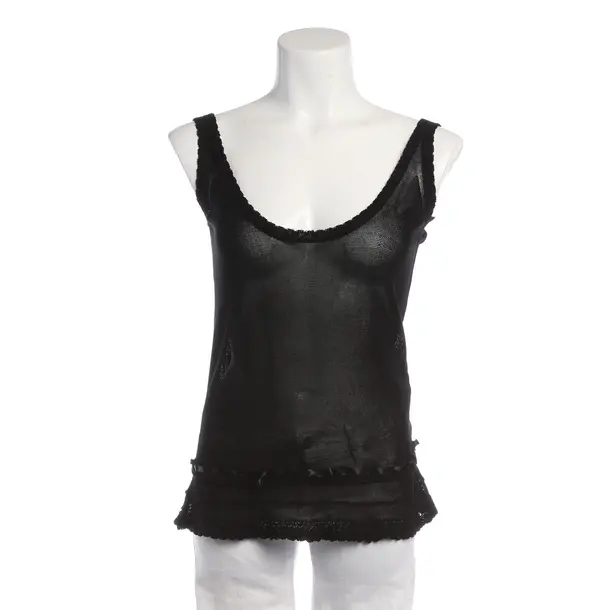 Top in Schwarz, Seide, Dolce & Gabbana