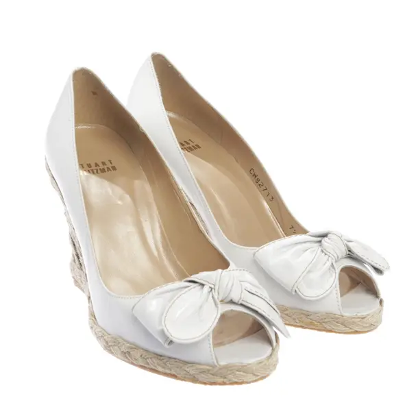 Wedges in Weiß, , Stuart Weitzman
