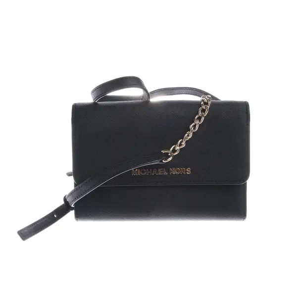 Wallet on Chain in Schwarz, Leder, Michael Kors
