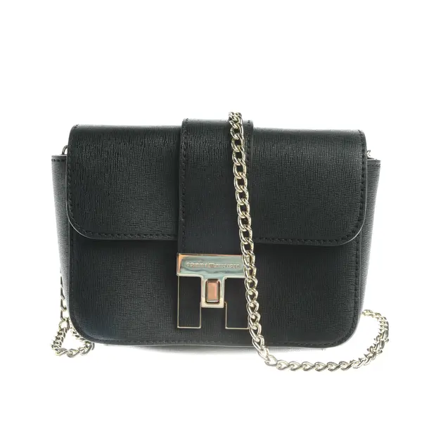 Abendtasche in Schwarz, Polyurethan, Tommy Hilfiger