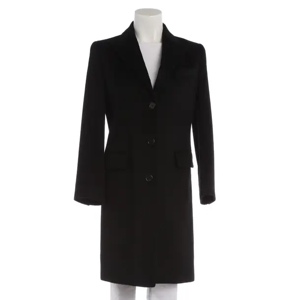 Mid-Season Coat in Black, Wool, Etro