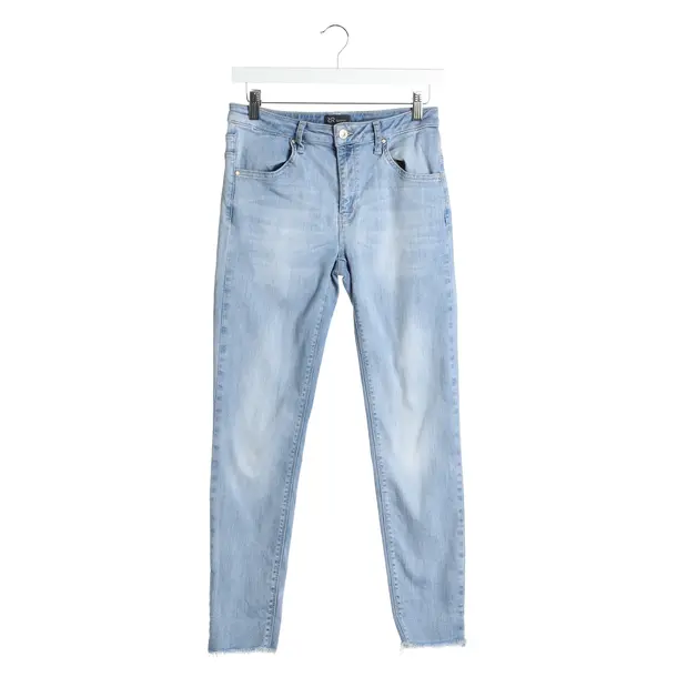 Straight Fit Jeans in Blue, Cotton, Raffaello Rossi