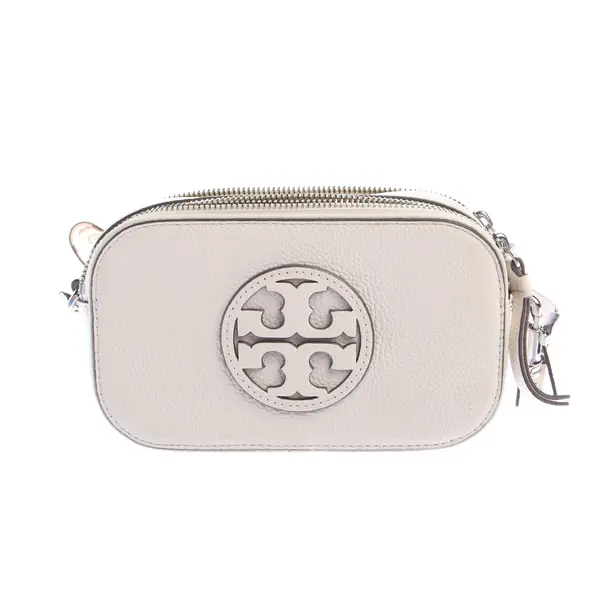 Shoulder Bag in White, Leather, Tory Burch