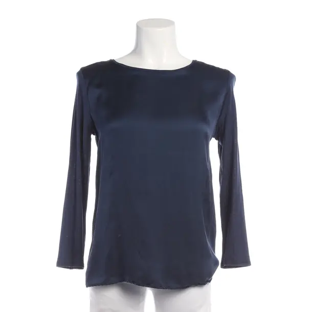 Long Sleeve Shirt in Blue, Silk, Windsor