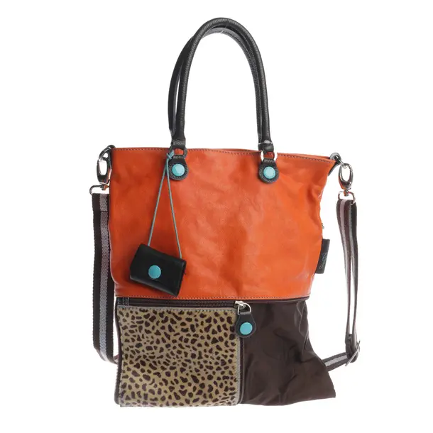Handtasche in Mehrfarbig, Leder, Gabs