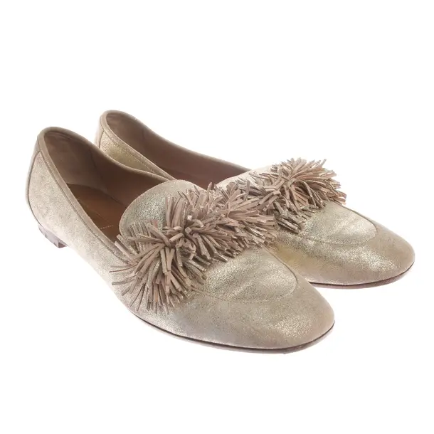 Loafers in Metallic, , Aquazzura