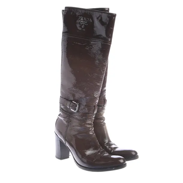 Stiefel in Braun, , Prada