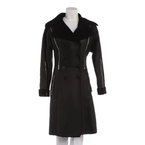 Ledermantel in Schwarz, Leder, Dolce & Gabbana