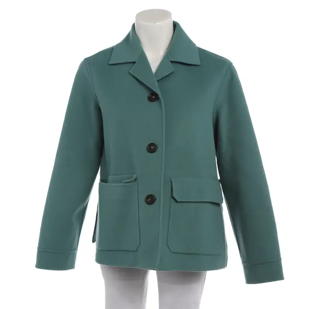 Übergangsjacke in Grün, Wolle, Max Mara