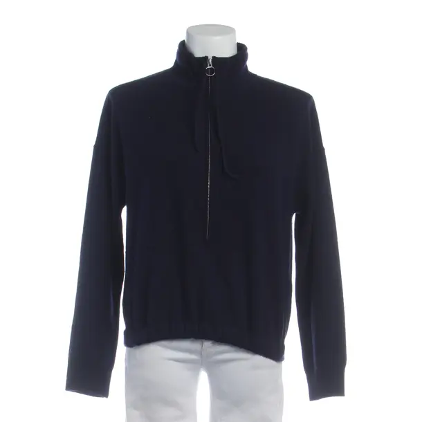 Pullover in Blau, Wolle, Closed