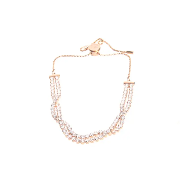 Bracelet in Metallic, Metal (metallic, metallized), Swarovski