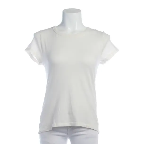 Shirt in White, Cotton, Closed