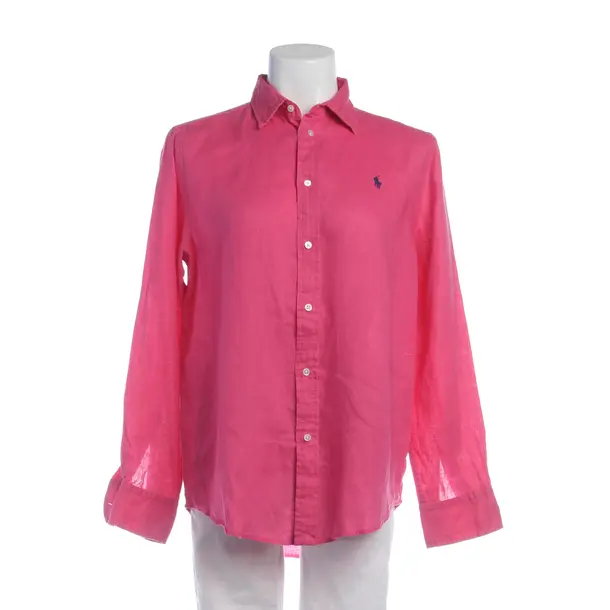 Bluse in Rosa, Leinen, Polo Ralph Lauren