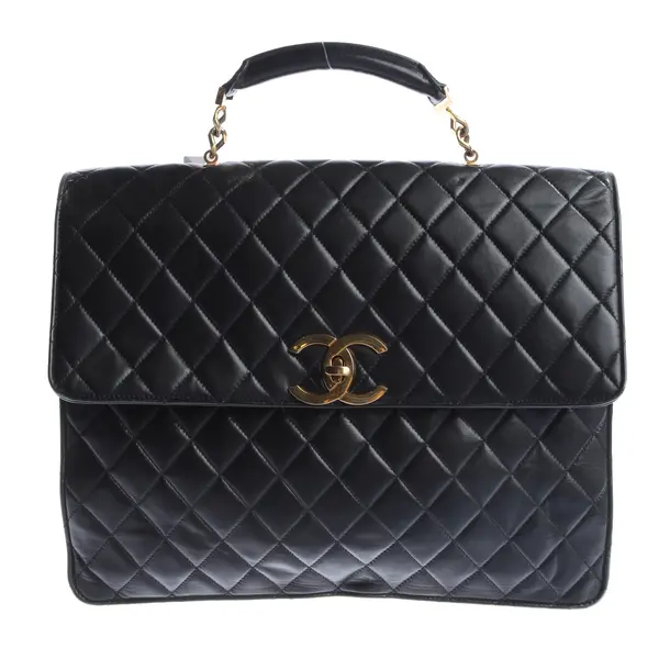 Handtasche in Schwarz, Leder, Chanel