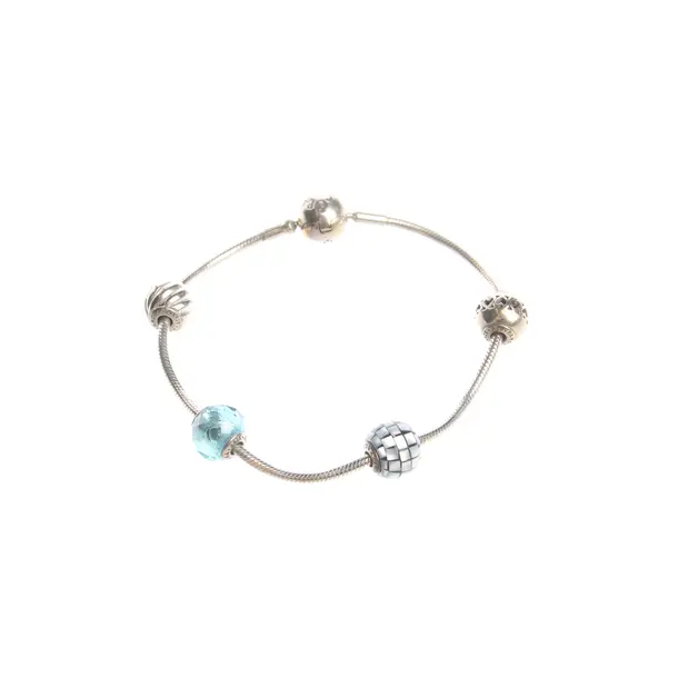 Bracelet in Metallic, 925 Sterling Silver, Pandora