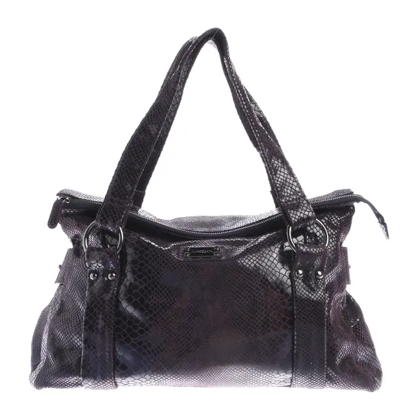 Shoulder Bag in Purple, Leather, Marc Cain