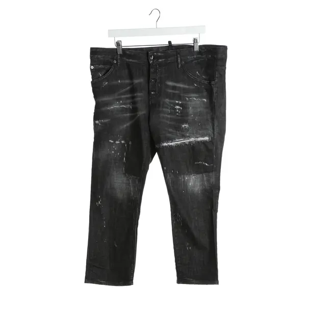 Straight Fit Jeans in Black, Cotton, Dsquared