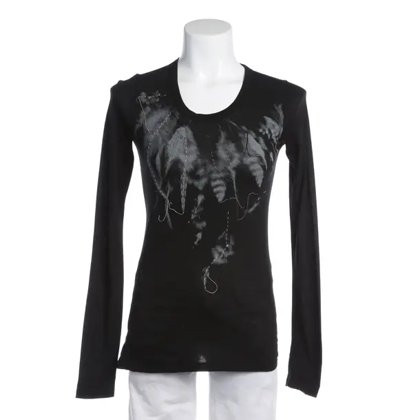 Longsleeve in Schwarz, Baumwolle, Hugo Boss Orange
