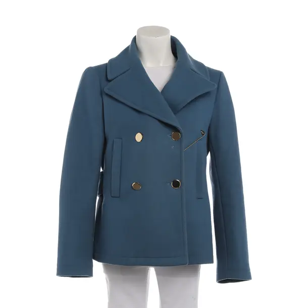 Mid-Season Jacket in Blue, Wool, Golden Goose