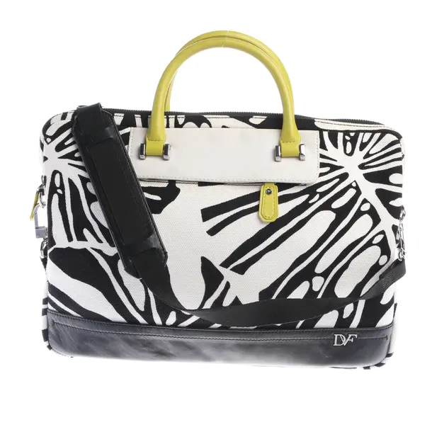 Laptoptasche in Mehrfarbig, Baumwolle, Diane von Furstenberg