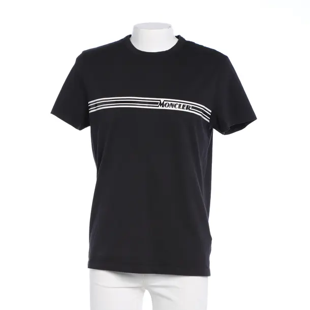T-Shirt in Blau, Baumwolle, Moncler