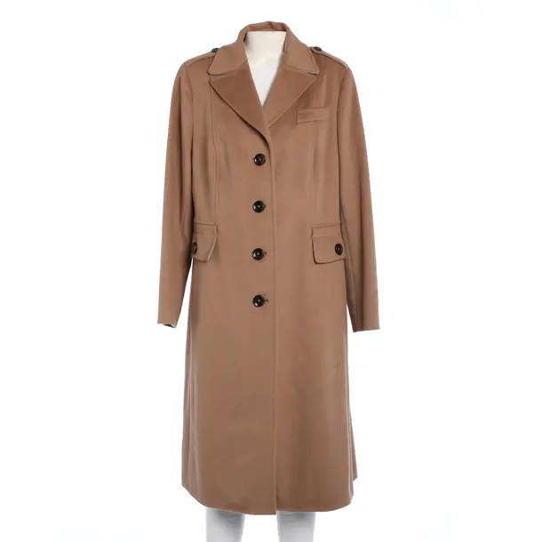 Mid-Season Coat in Brown, Wool, Sônia Bogner
