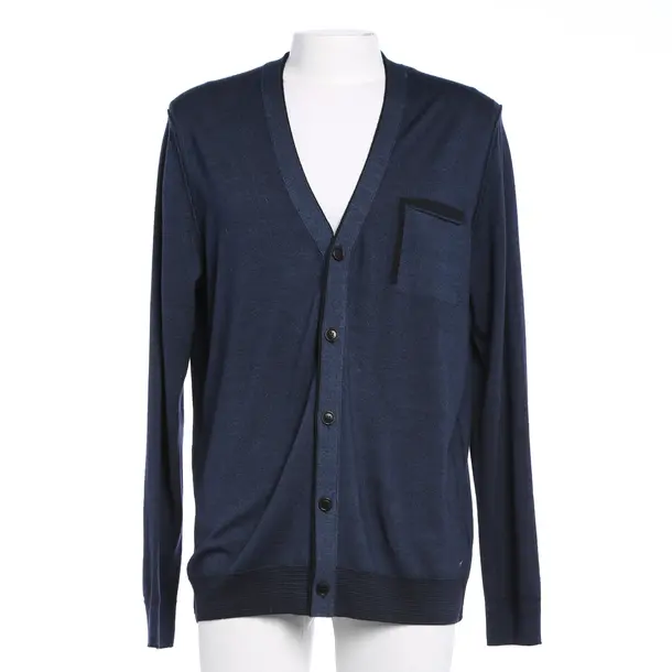 Strickjacke in Blau, Wolle, Hugo Boss Orange
