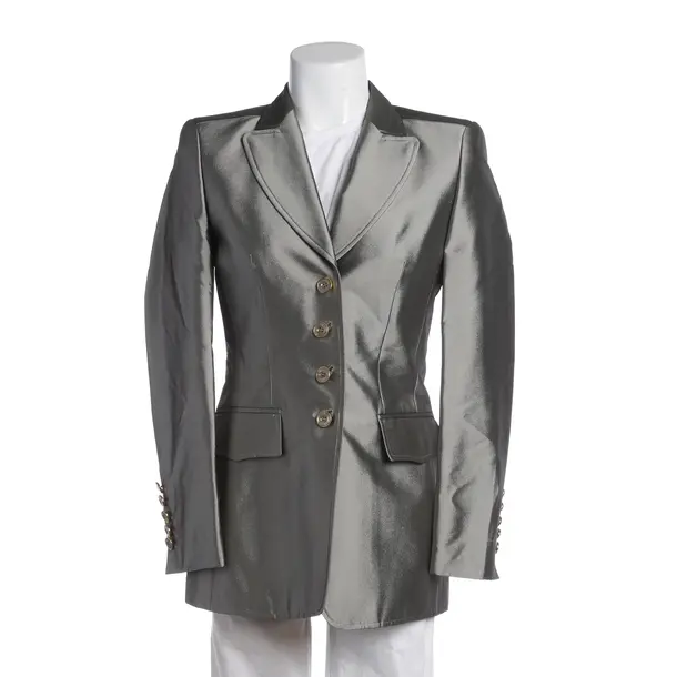 Blazer in Gray, Viscose, Escada