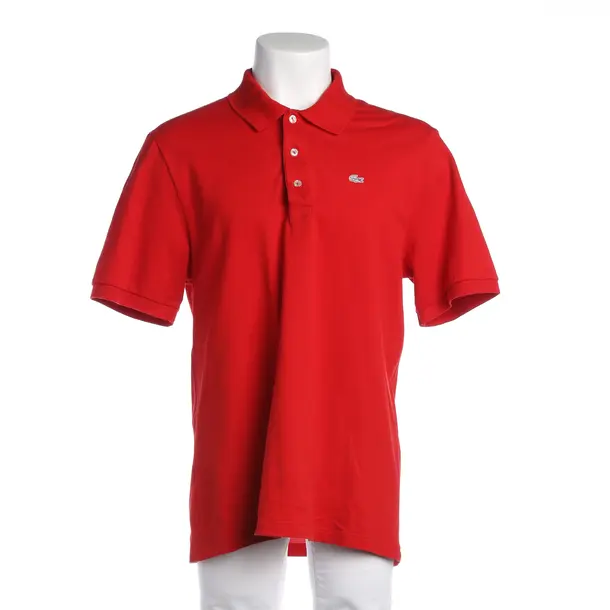 Poloshirt in Rot, Baumwolle, Lacoste